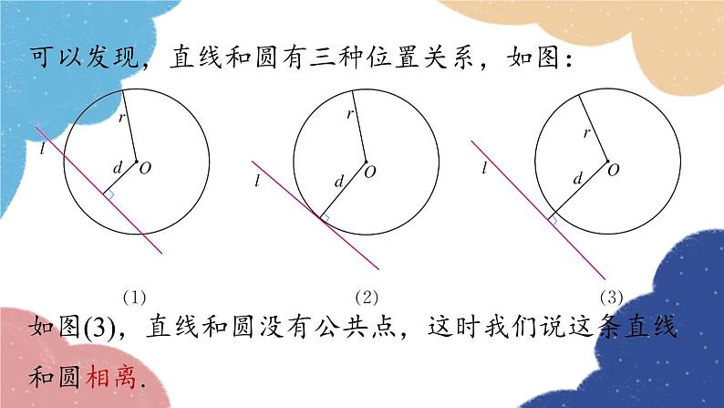 人教版数学九年级上册 24.2点和圆、直线和圆的位置关系课时3课件08