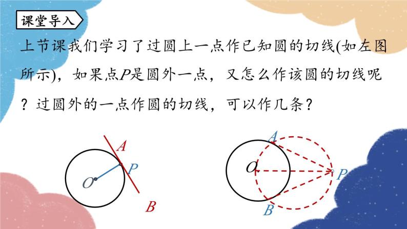 人教版数学九年级上册 24.2点和圆、直线和圆的位置关系课时5课件04