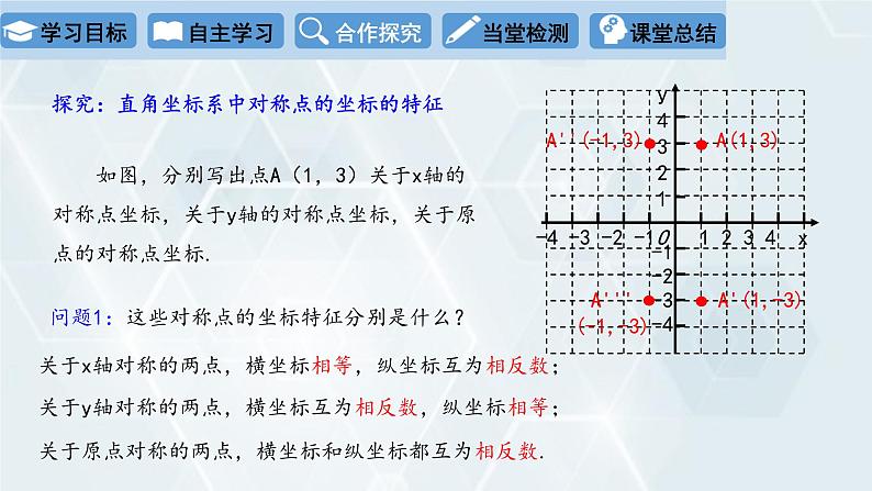 初中数学冀教版八年级下册 课件 19.2 平面直角坐标系 第2课时第6页