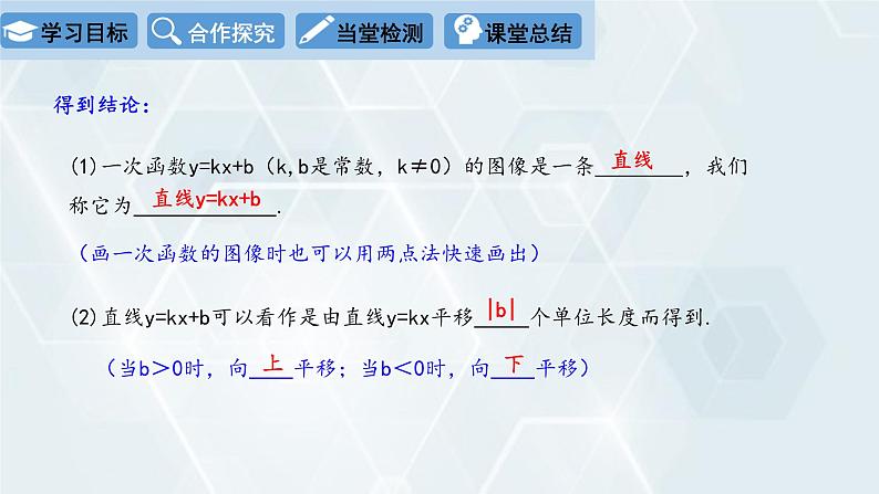 初中数学冀教版八年级下册 课件 21.2 一次函数的图像和性质 第1课时07