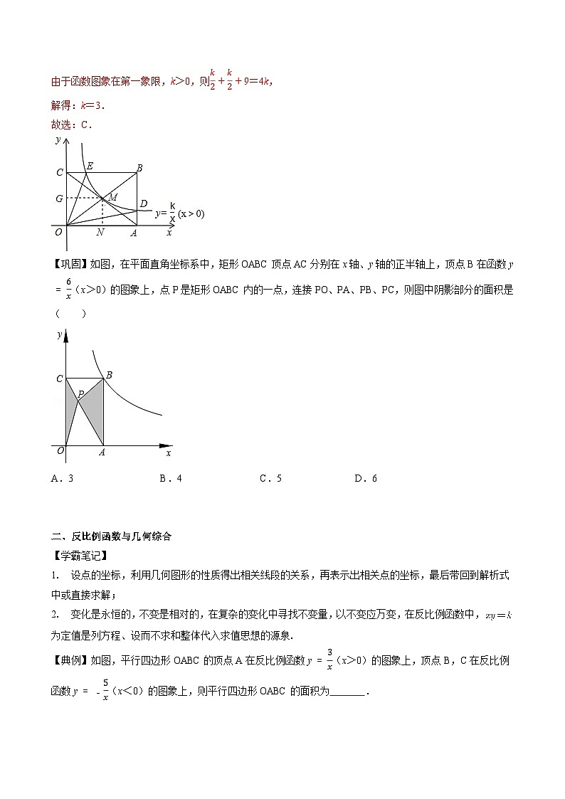 专题21 反比例函数-初中数学学科素养能力培优竞赛试题精选专练（原卷版）第2页