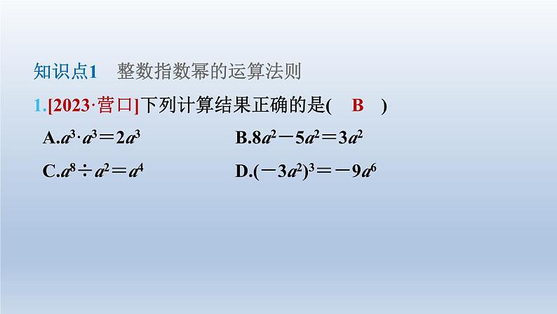 2024七下数学第一章整式的乘除3同底数幂的除法第3课时整数指数幂的运算课件（北师大版）04