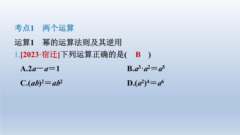 2024七下数学第一章整式的乘除全章热门考点整合应用课件（北师大版）04