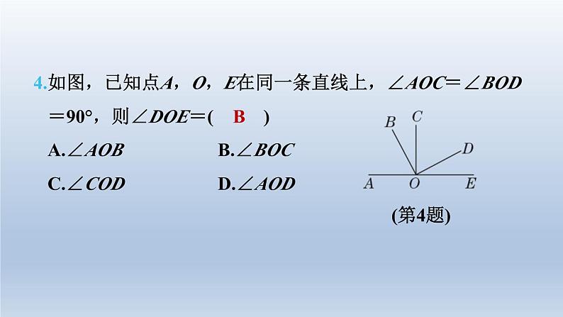 2024七下数学第二章相交线与平行线1两条直线的位置关系测素质两条直线的位置关系课件（北师大版）06