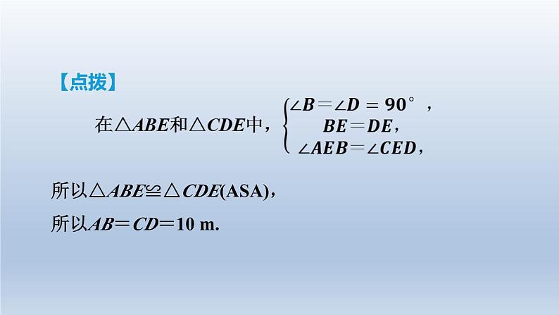 2024七下数学第四章三角形5利用三角形全等测距离课件（北师大版）第7页