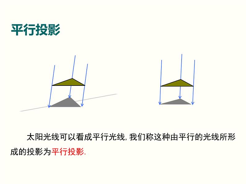 29.1 投影  课件 2023—2024学年人教版数学九年级下册03