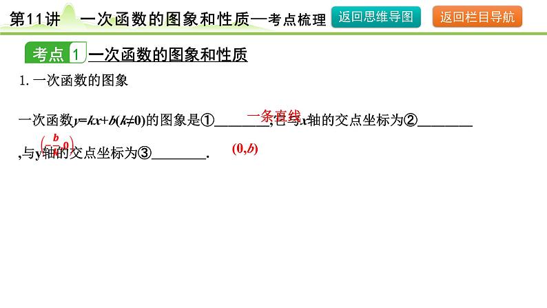 第11讲  一次函数的图象和性质课件---2024年中考数学一轮复习05