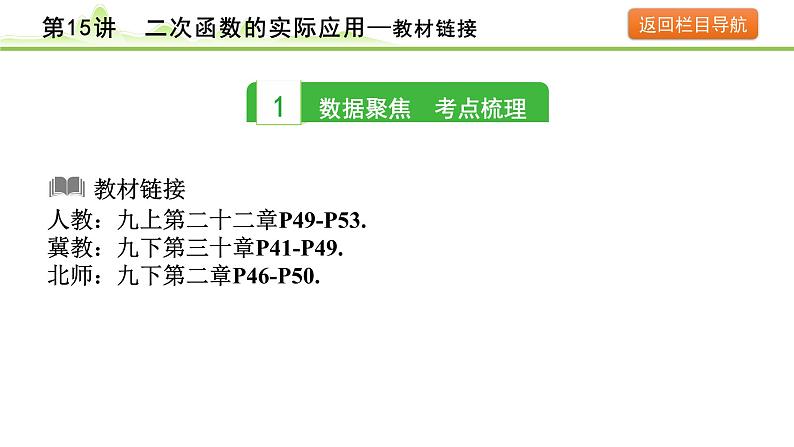 第15讲 二次函数的实际应用课件---2024年中考数学一轮复习第3页