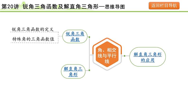 第20讲 锐角三角函数及解直角三角形课件---2024年中考数学一轮复习第4页