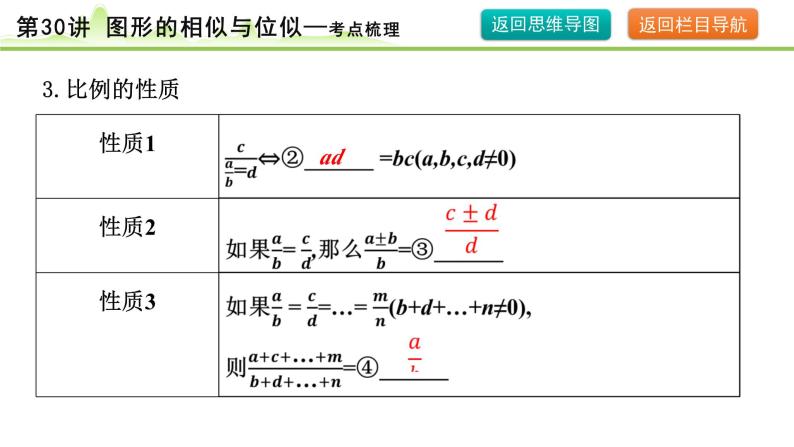 第30讲 图形的相似与位似课件---2024年中考数学一轮复习06