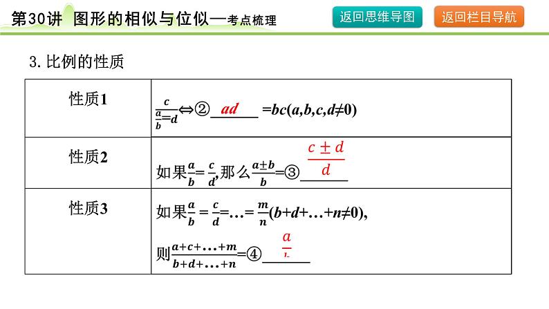 第30讲 图形的相似与位似课件---2024年中考数学一轮复习06