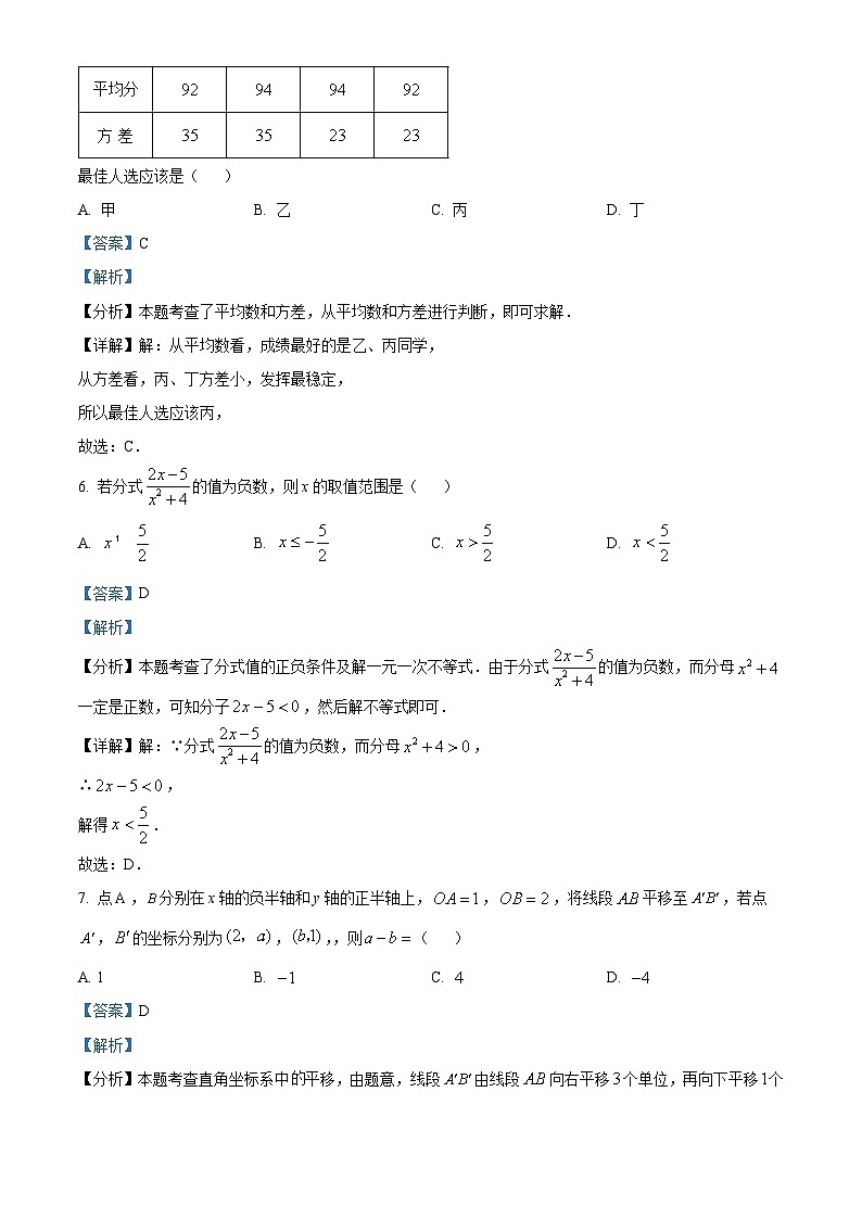山东省威海市乳山市（五四制）2023-2024学年八年级上学期期末考试数学试题（原卷版+解析版）03