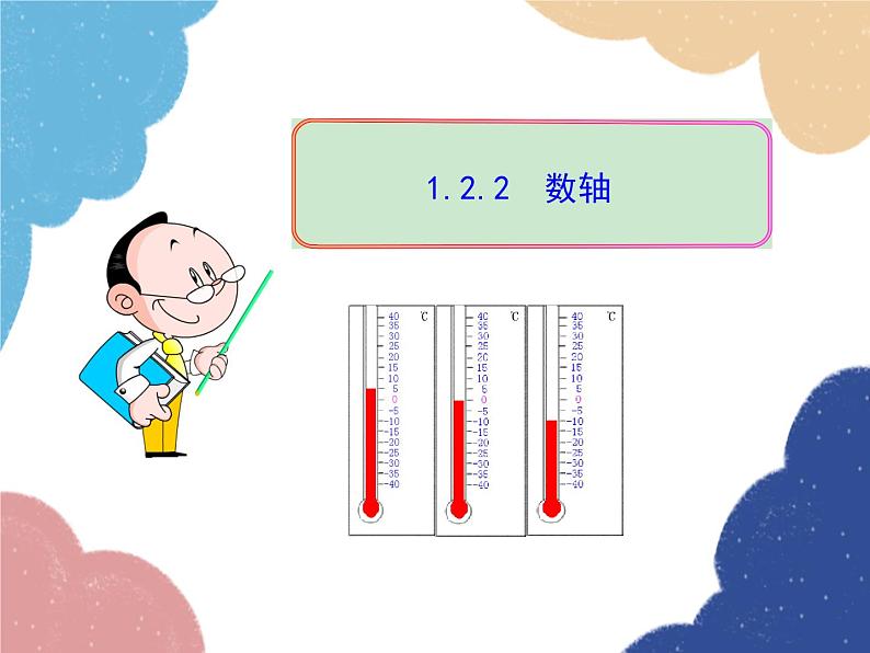 人教版数学七年级上册 1.2.2 数轴课件01