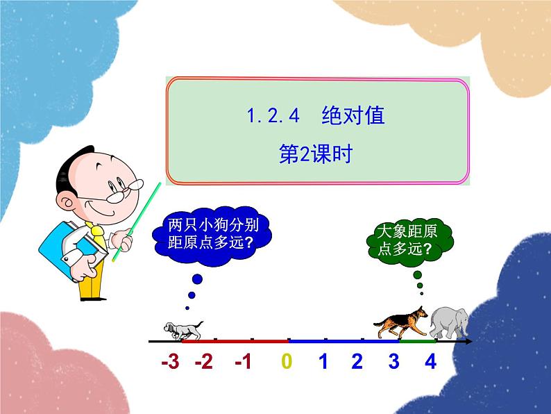 人教版数学七年级上册 1.2.4 绝对值 第2课时课件01