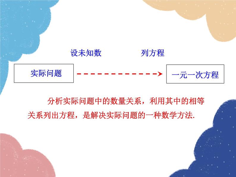 人教版数学七年级上册 3.2 解一元一次方程（一）——合并同类项与移项 第1课时课件第5页