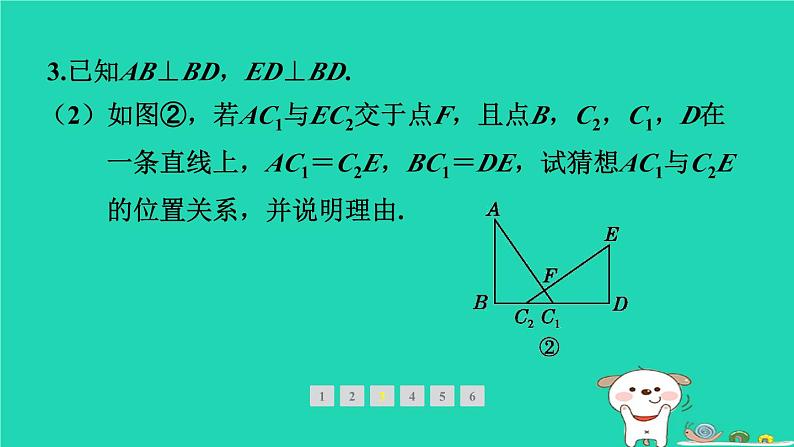 2024春八年级数学下册期末提分练案第2讲三角形的证明__直角三角形垂直平分线与角平分线2素养专项提升专项与垂直平分线和直角三角形有关的常考题型作业课件新版北师大版第8页