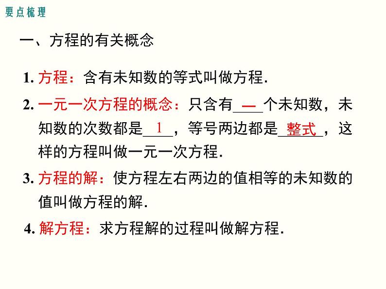 第3章 一元一次方程小结与复习 湘教版七年级数学上册课件102