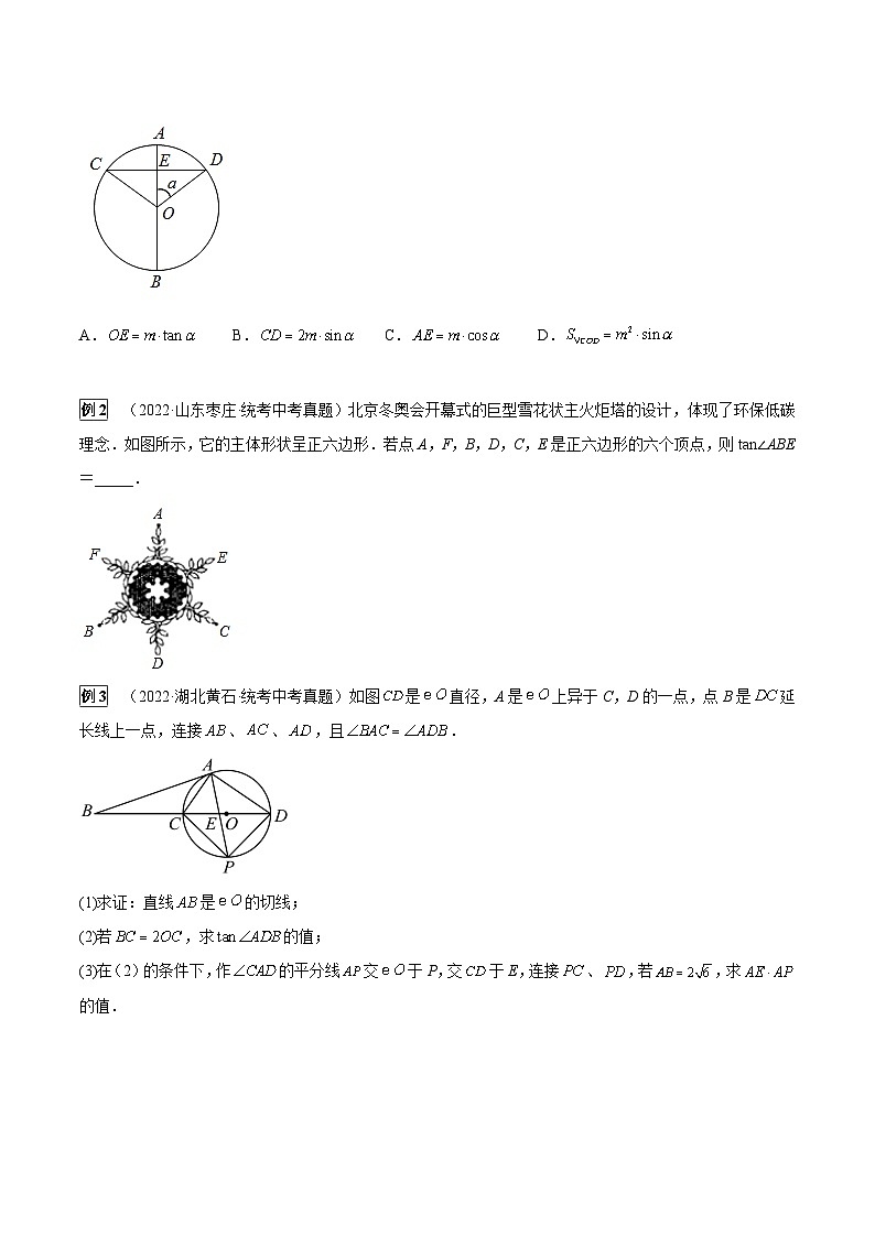 专题36 圆的相关计算与证明（5大类型）（原卷版）第2页