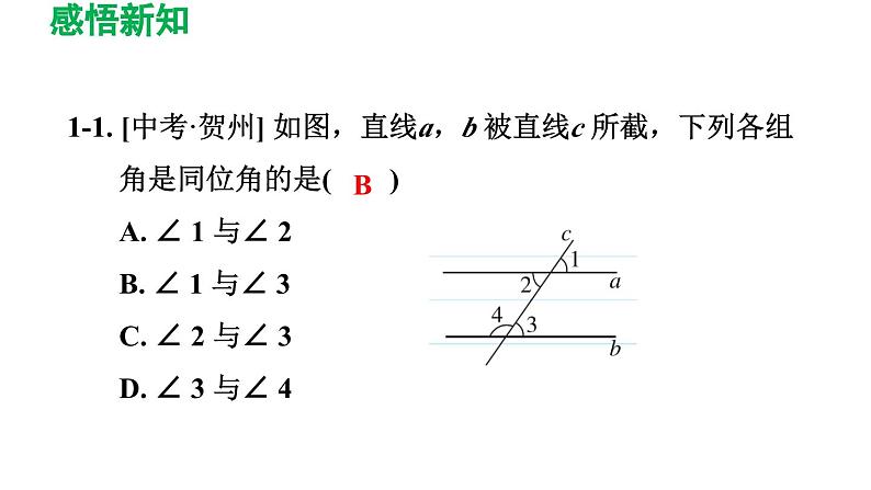 2.2 探索直线平行的条件 北师大版数学七年级下册导学课件第8页