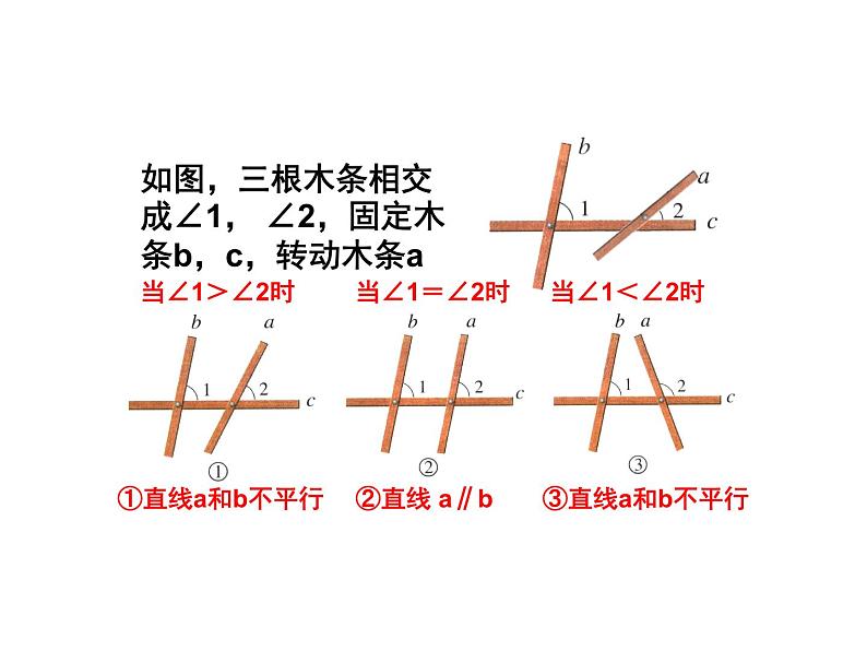 2.2.1 利用同位角判定直线平行及平行公理 北师大版数学七年级下册课件第5页