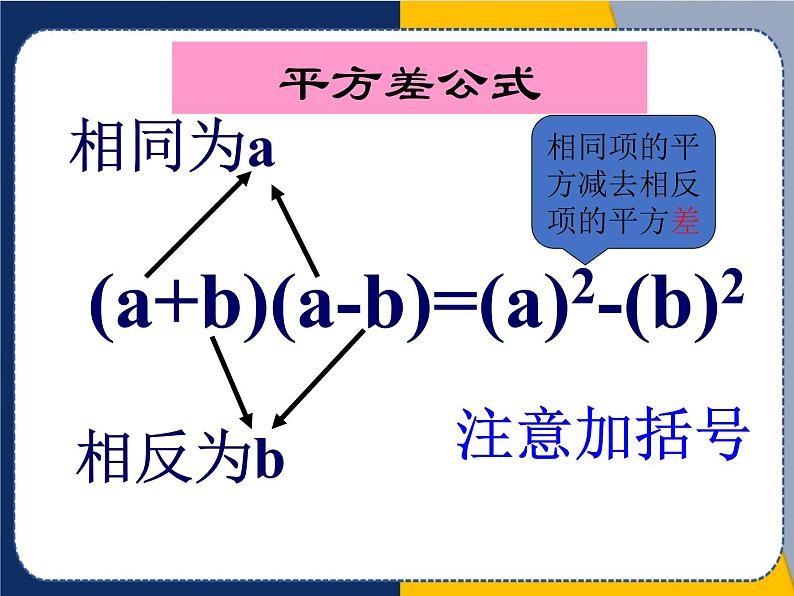 14.2.1+平方差公式课件-2023-2024学年人教版+数学八年级上册第7页