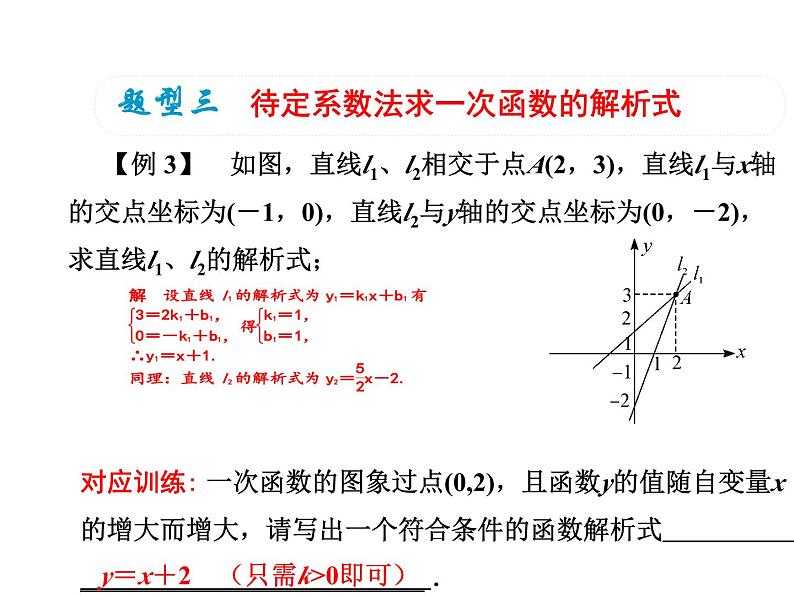 第十九章一次函数小结与复习课件08