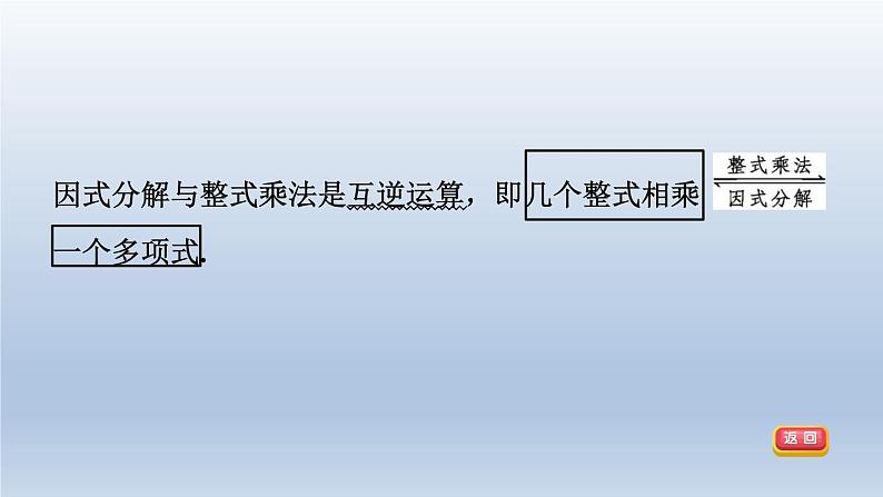 2024春七下数学第8章整式乘法与因式分解8.4因式分解课件（沪科版）第3页