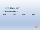 2024春七下数学第8章整式乘法与因式分解集训课堂测素质整式的乘除课件（沪科版）