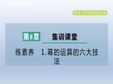 2024春七下數(shù)學(xué)第8章整式乘法與因式分解集訓(xùn)課堂練素養(yǎng)1冪的運(yùn)算的六大技法課件（滬科版）