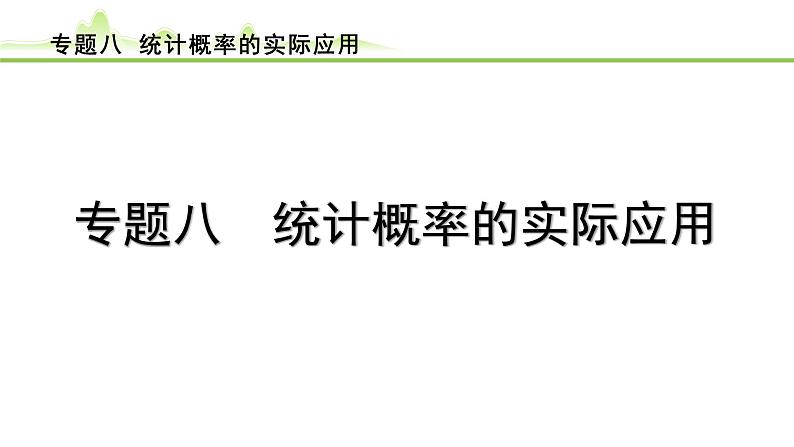 专题七 函数建模课件---2024年中考数学一轮复习01