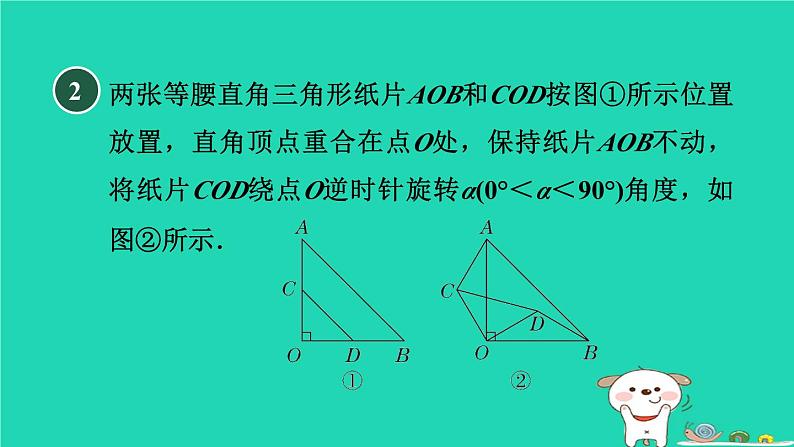 2024春九年级数学下册第24章圆练素养旋转在解几何题中的十种常见技巧作业课件新版沪科版06