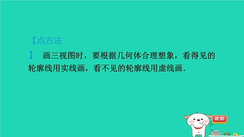 2024春九年级数学下册第25章投影与视图练素养2三视图与实物的互相转化作业课件新版沪科版07