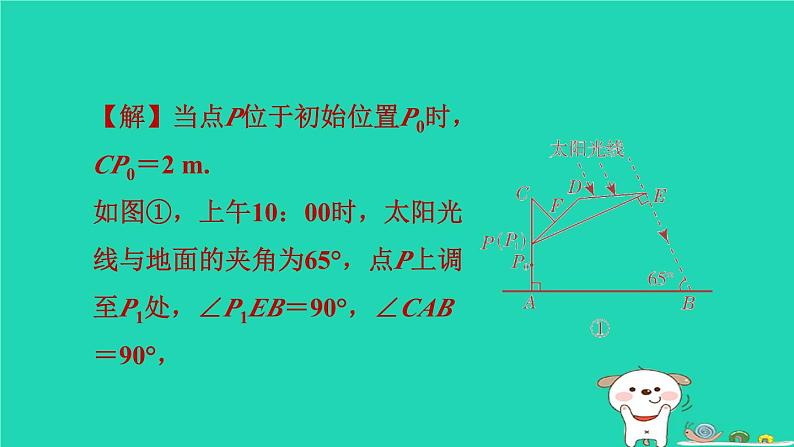 2024春九年级数学下册极速提分法第10招投影规律在实际问题中的应用作业课件新版沪科版08