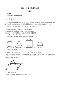 2024年河南省周口市项城市第一初级中学中考第二次模拟考试数学试题(含答案)