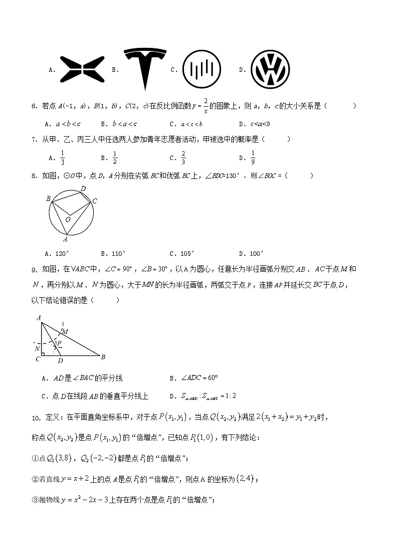 2024年山东省济南市长清区第三初级中学九年级中考一模通关数学试题(含答案)第2页
