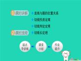 +24.4直线与圆的位置关系课件+2023—2024学年沪科版数学九年级下册