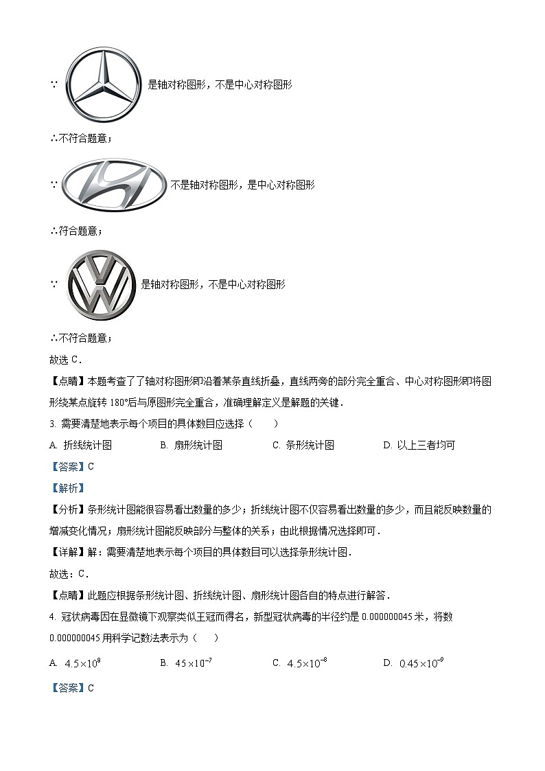 2023年广西梧州市万秀区中考数学二模模拟试题（原卷版+解析版）02