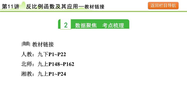 2024年中考数学复习课件--- 第11讲 反比例函数及其应用第4页