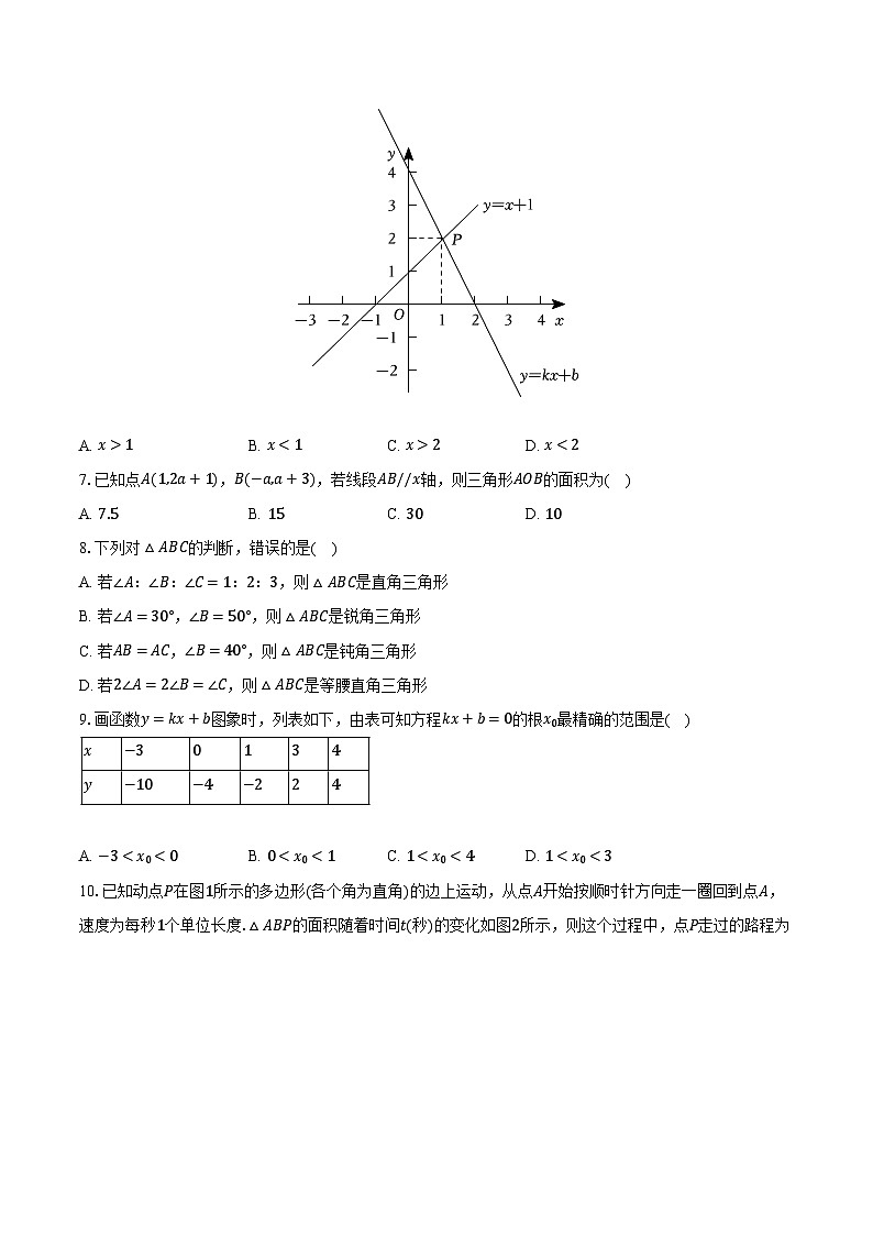 2023-2024学年安徽省安庆四中八年级（上）期中数学试卷（含解析）02