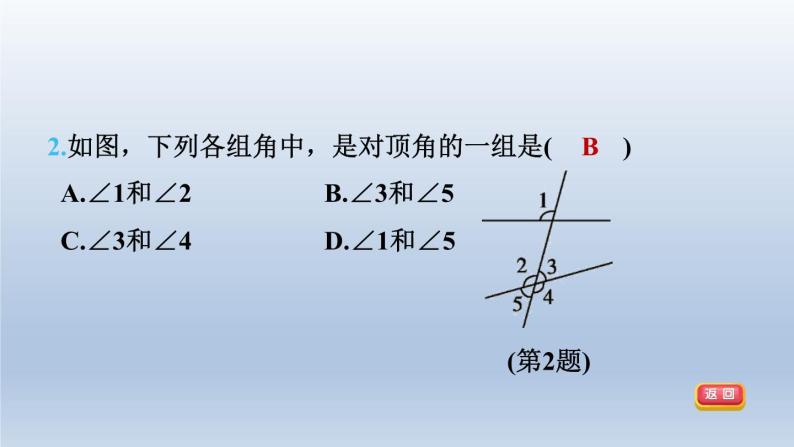 2024春七下数学第10章相交线平行线与平移10.1相交线第1课时对顶角课件（沪科版）05