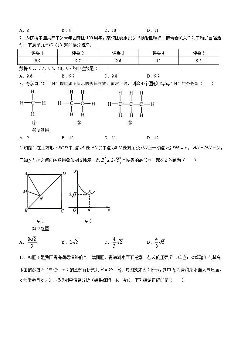 2023年河南省鹤壁市淇县二模数学模拟试题02