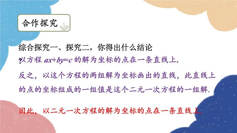 浙教版数学八年级上册 5.5一次函数的简单应用第2课时 一次函数与二元一次方程组课件06