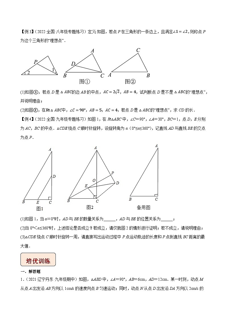 最新中考数学压轴大题之经典模型 专题19 相似基本模型-【压轴必刷】03