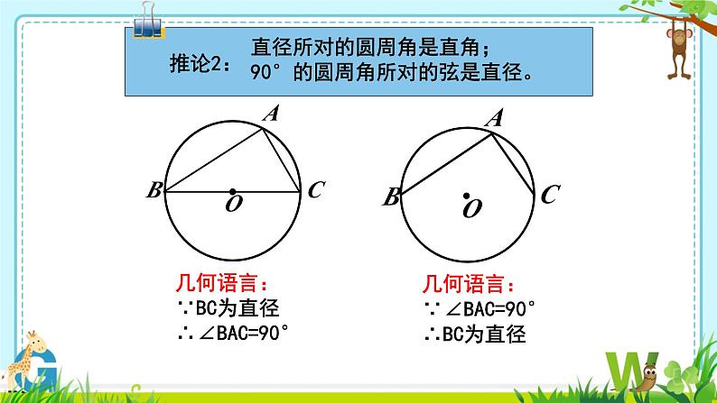 3.4++圆周角和圆心角的关系++课件++2023--2024学年北师大版九年级数学下册+第6页