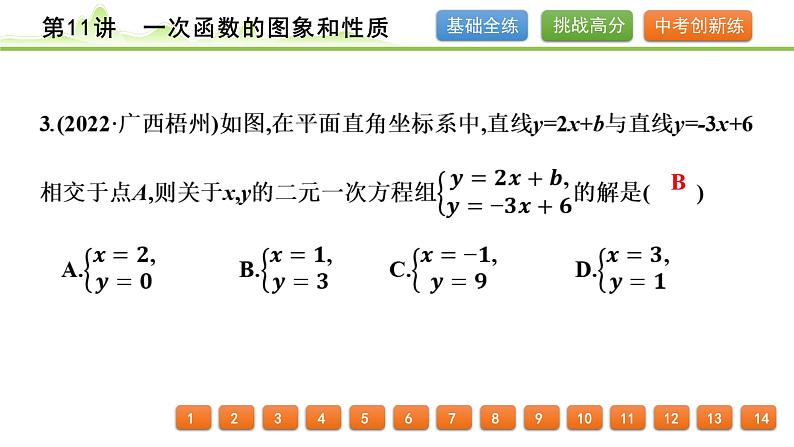 第11讲一次函数的图象和性质课件---2024年中考数学一轮复习04