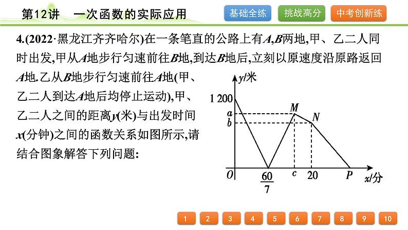 第12讲一次函数的实际应用课件---2024年中考数学一轮复习第5页