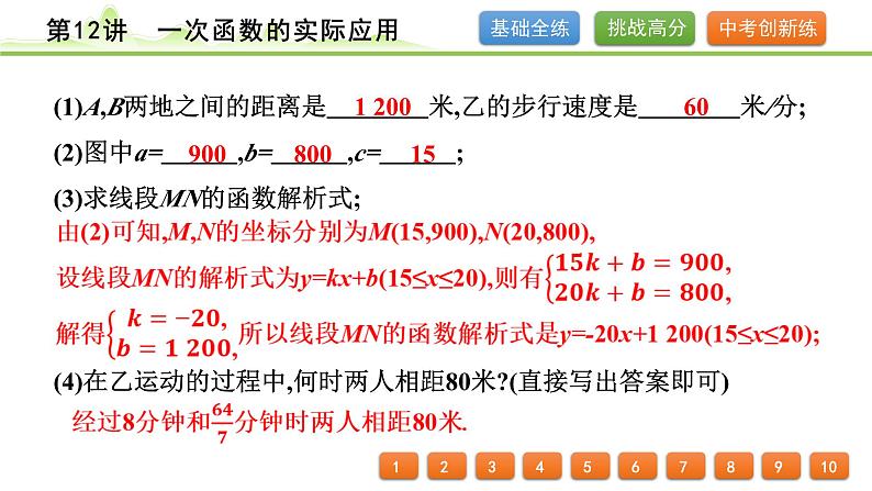 第12讲一次函数的实际应用课件---2024年中考数学一轮复习第6页