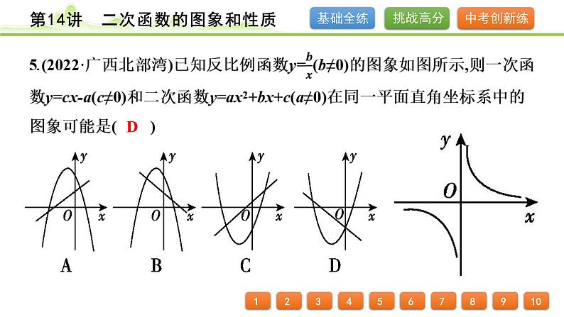 第14讲二次函数的图象和性质课件---2024年中考数学一轮复习第5页