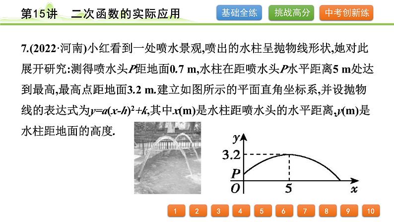 第15讲二次函数的实际应用课件---2024年中考数学一轮复习08