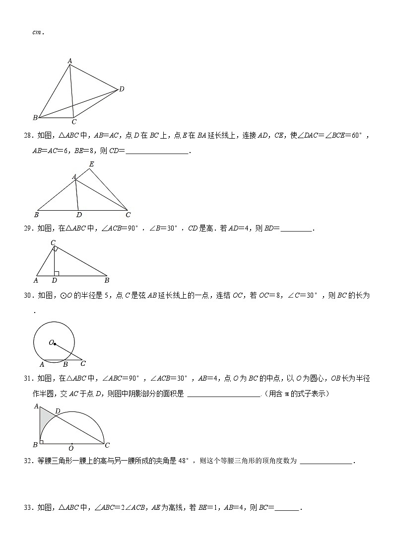 北师大版数学八年级下册期中精品模拟精品练习（含详细解析）第3页